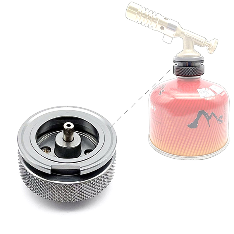 Camping Cooking Jet - Neu-1PC Flachzylinder-zu-Gasflaschen-Adapter Outdoor-Camping-Butan-Gasflaschen-Brenner-Adapter