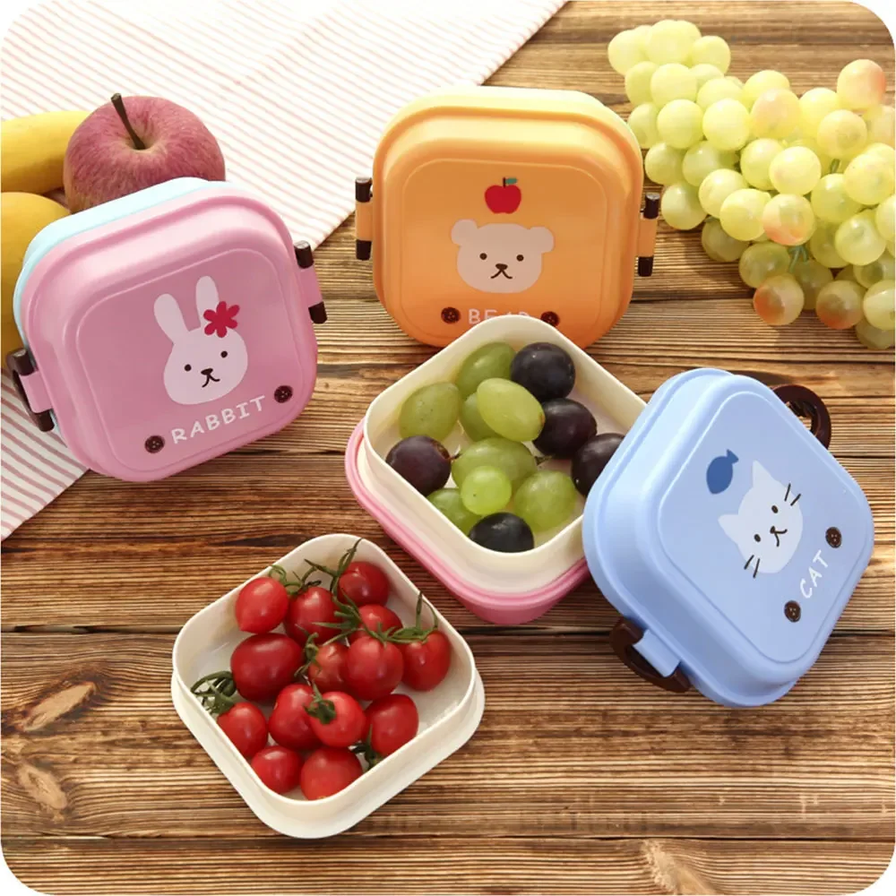 Camping Cooking Food - Kinder Mini Niedliche Cartoon Lebensmittel Aufbewahrungsbox