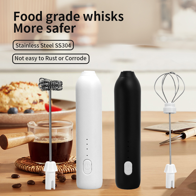 Pocket Coffee Maker - 2-in-1 elektrischer Kaffeeaufschäumer + Schneebesen, kabellose