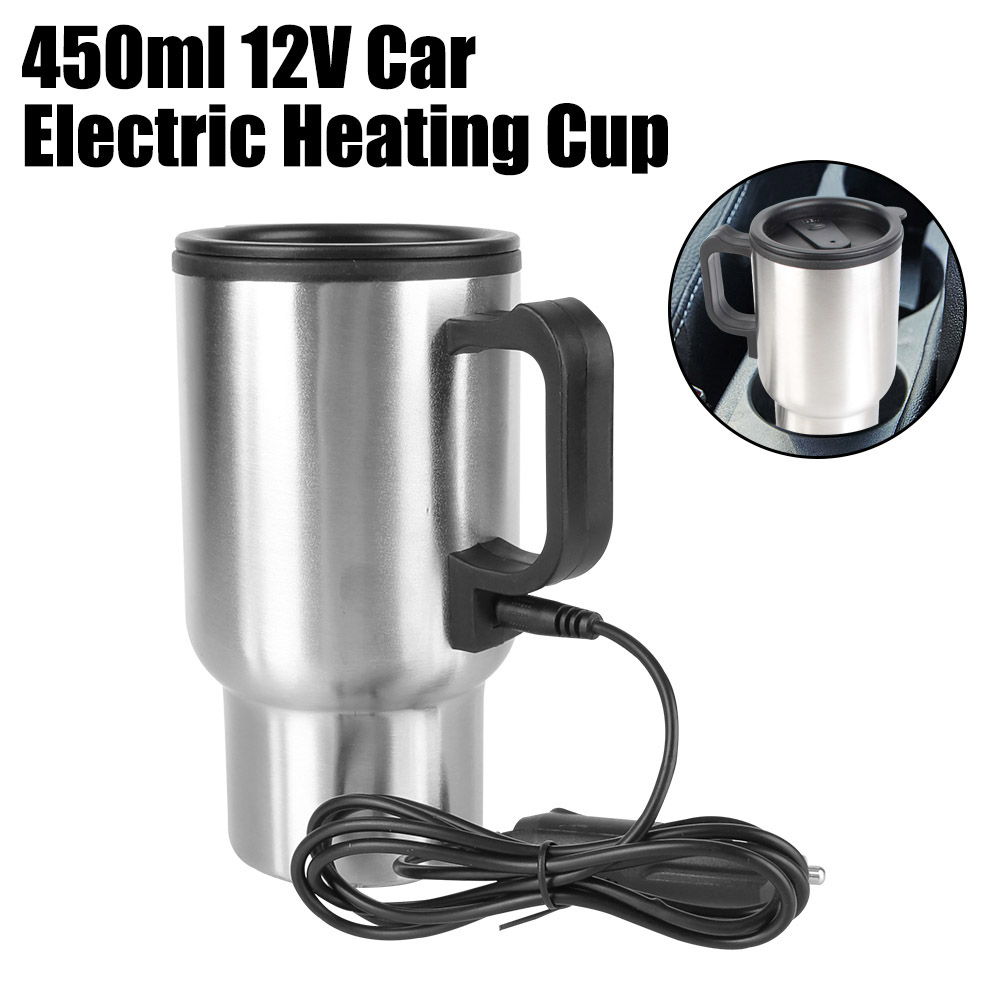 Camping Cooking Mug - 12v 450ml Auto Kaffeetasse Innen elektrische
