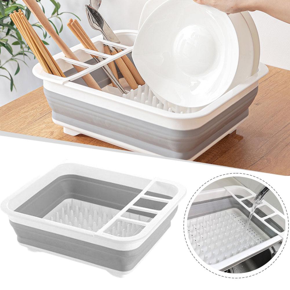 Camping Cooking Box - Faltbarer Geschirrabtropfständer, Schalenhalter, Geschirr-Organizer, Spülbecken-Abtropfgestell, tragbare