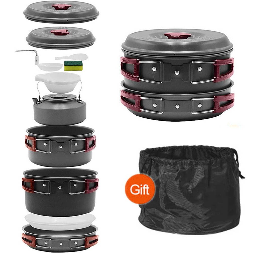 Camping Cooking Kit - Kochen im Freien 3-4 Personen Picknick