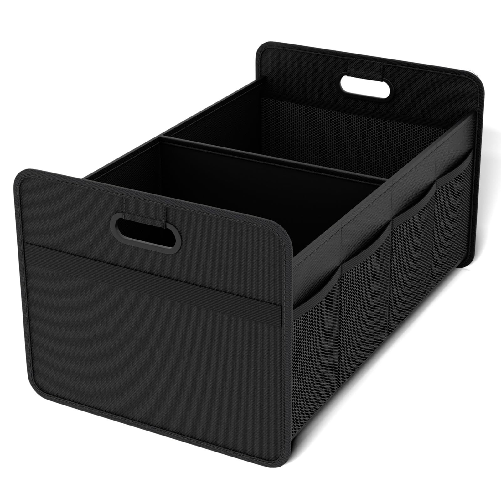 Camping Cooking Food - 40L faltbare tragbare Auto-Aufbewahrungsbox mit Seitennetz,
