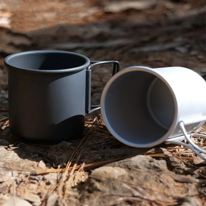 Camping Cooking Handle - Großhandel Outdoor-Campingbecher mit klappbarem Griff, tragbarer,