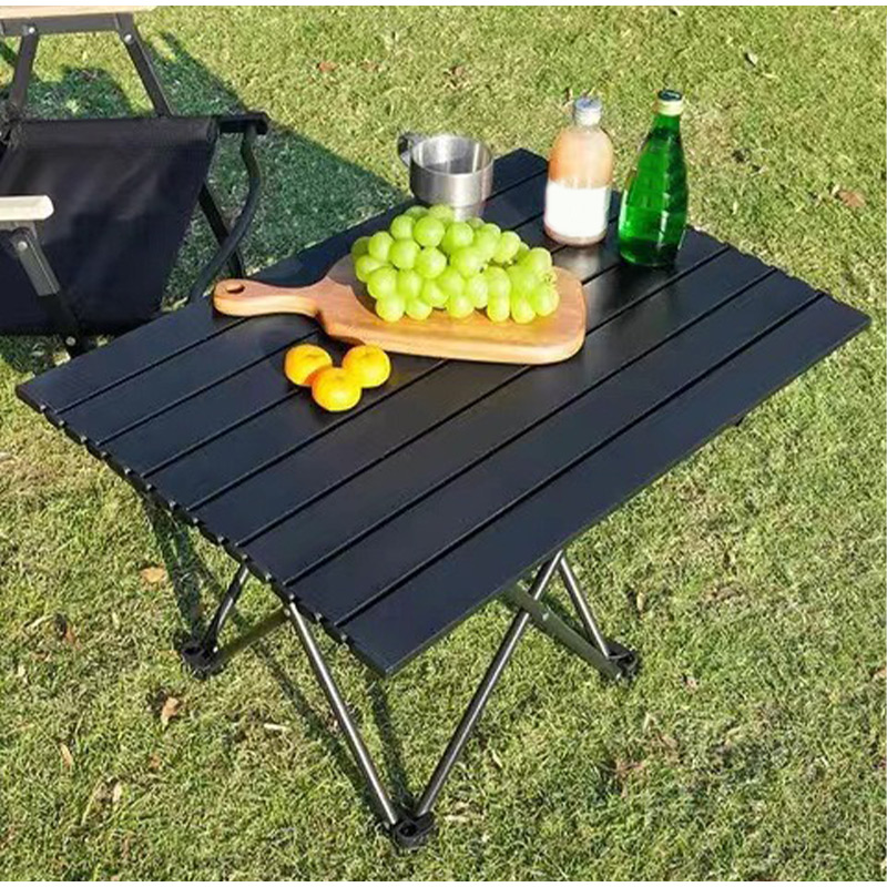 Camping Cooking Table - Tragbarer Eierrollen-Klapptisch für Camping, Leichter Picknicktisch