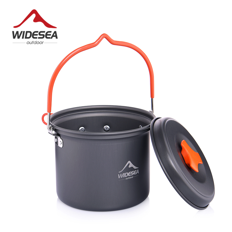 Camping Cooking Set 2 Person - Widesea Camping Liefert Aluminium Hängen Topf