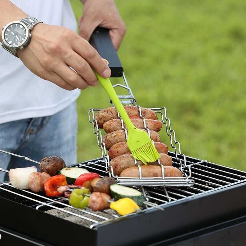 Cooking Outdoor Camping - Tragbarer Camping-BBQ-Grill, kompakt, leicht, für Outdoor-Reisen,