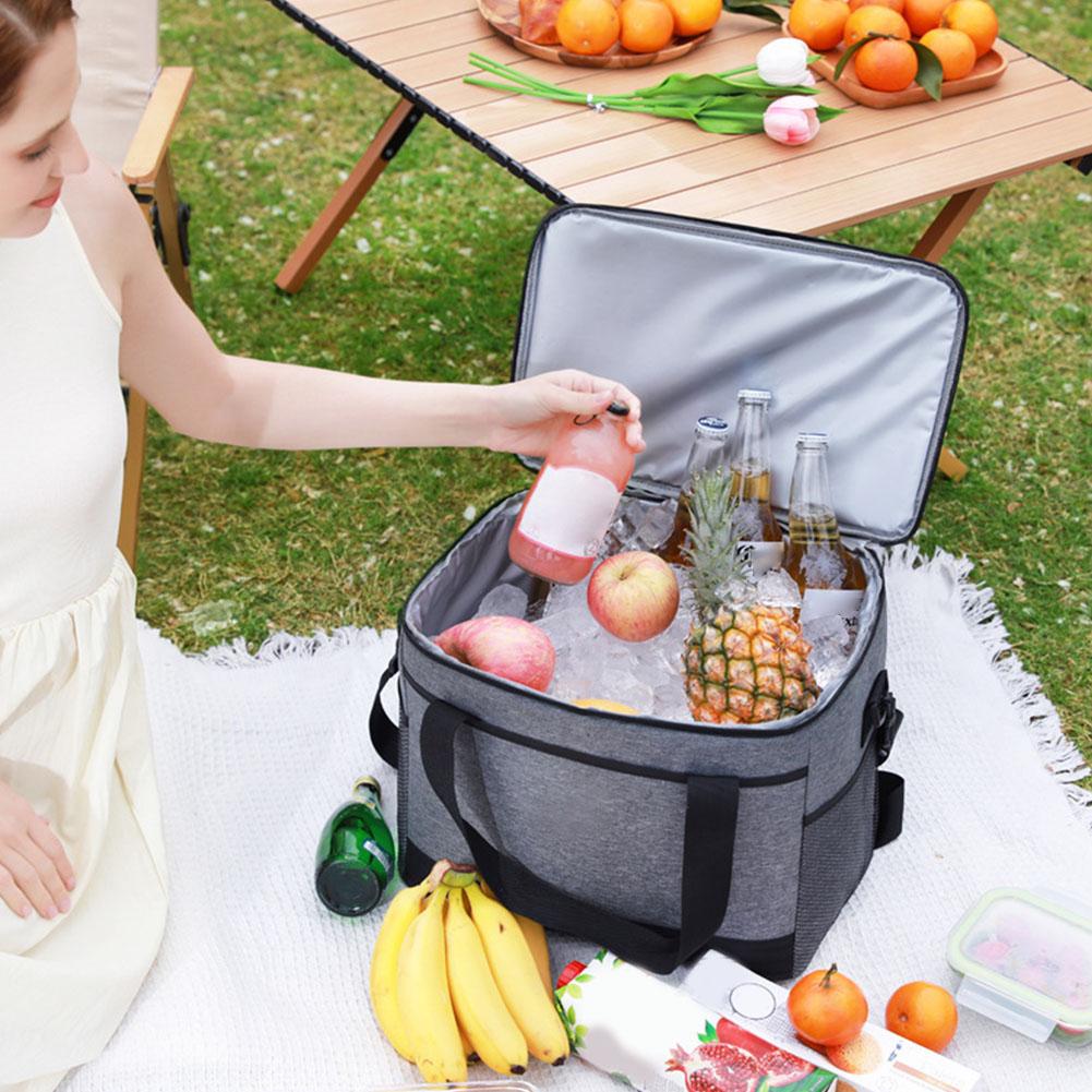 Camping Cooking Food - 30L Isolierte Kühltasche aus Oxford-Gewebe, Thermotasche