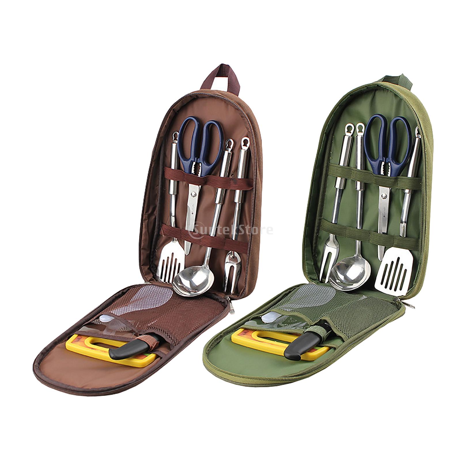 Camping Cooking Set 2 Person - 7 stücke Camping Küche Utensil Set