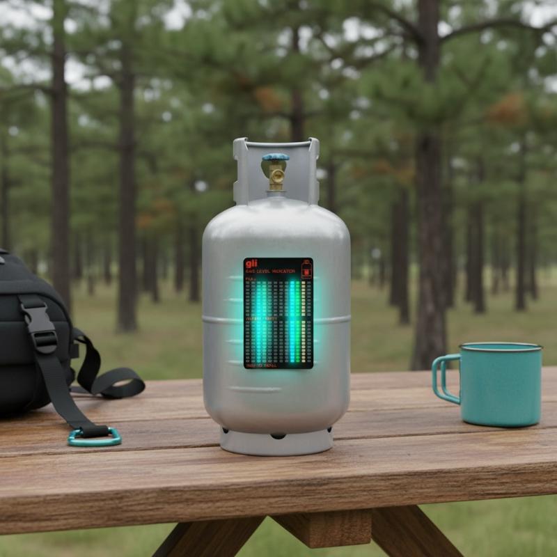 Camping Cooking Jet - Magnetischer Gasflaschen-Füllstandsanzeiger für Propan, Butan, LPG,