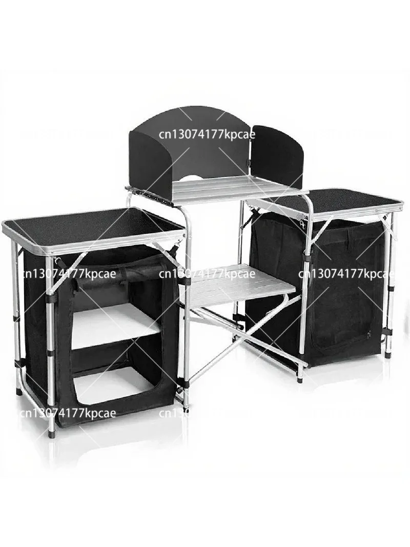 Leichter Aluminium-Camping-Kla – Camping Cooking Table With Storage Bewertung und Preis