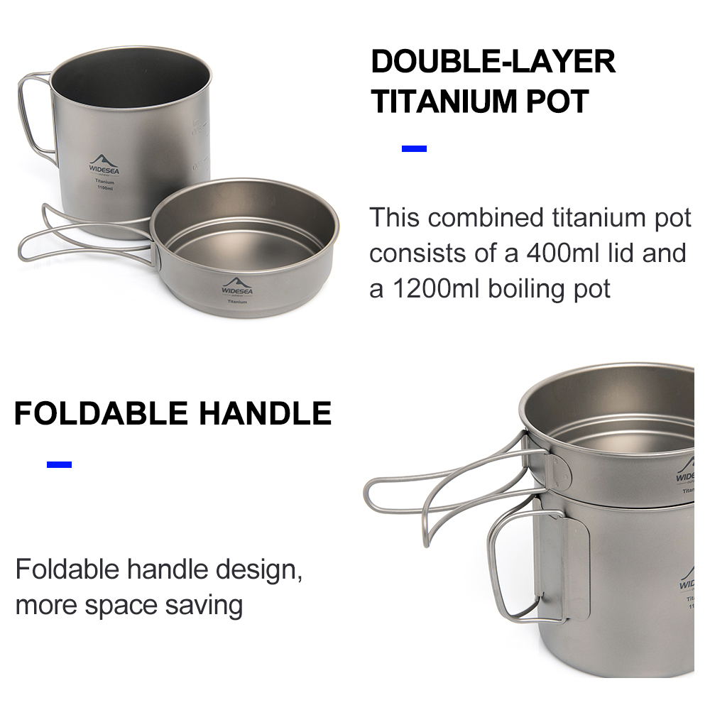 Widesea Ultraleichter Titan-Ca – Camping Cooking Kit Bewertung und Preis