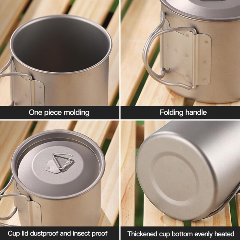 Titan-Campingbecher mit Klappg – Camping Cooking Handle Bewertung und Preis