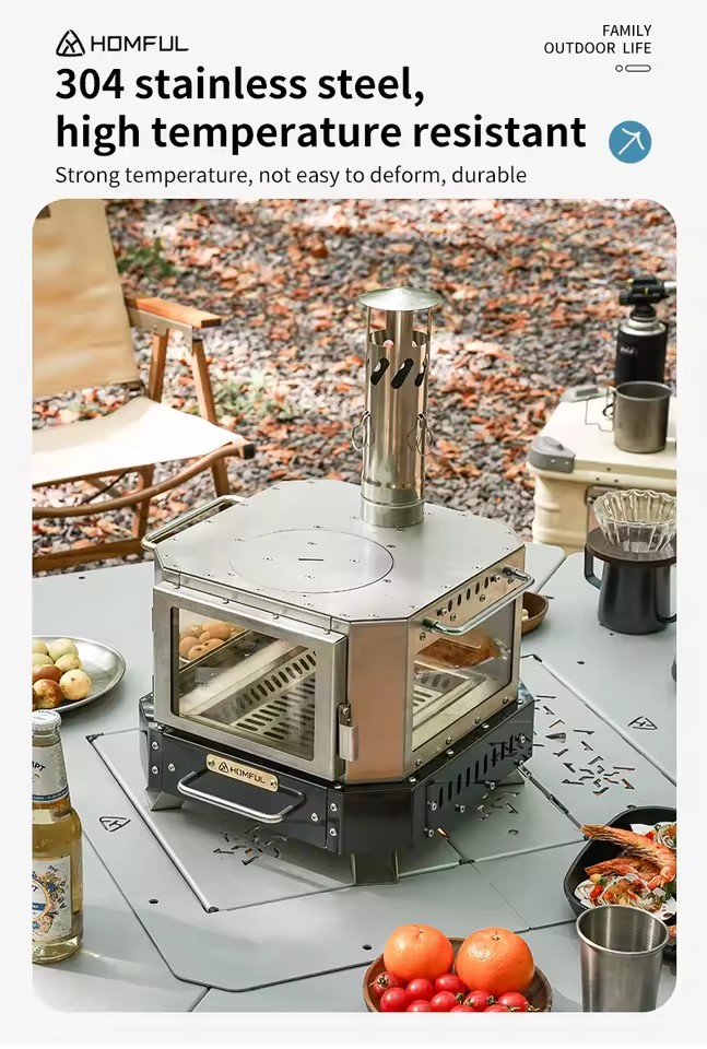 HOMFUL Tragbarer Holzofen für  – Camping Cooking Kit Bewertung und Preis
