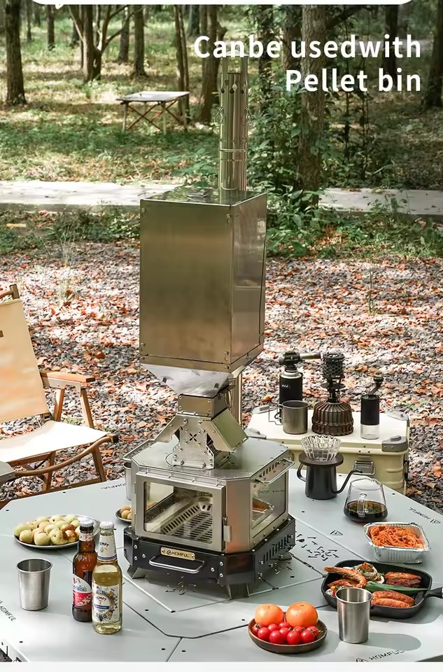 HOMFUL Tragbarer Holzofen für  – Camping Cooking Kit Bewertung und Preis