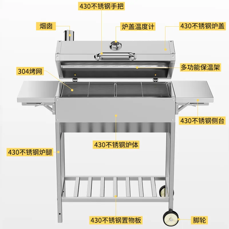 Tragbares Grillset aus Edelsta – Camping Cooking Stove Bewertung und Preis