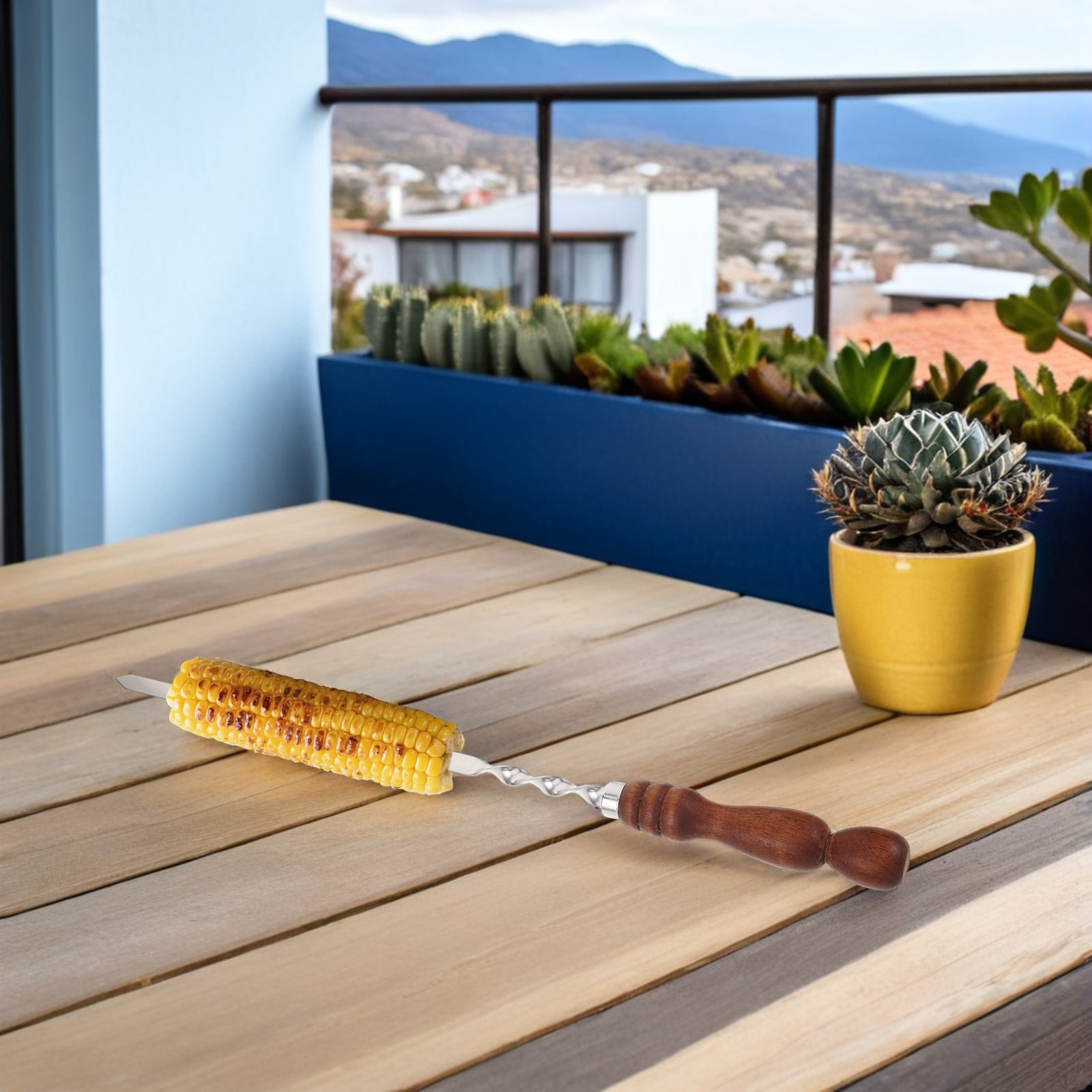 2 Stück Edelstahl-Spieß, flach – Camping Cooking Handle Bewertung und Preis