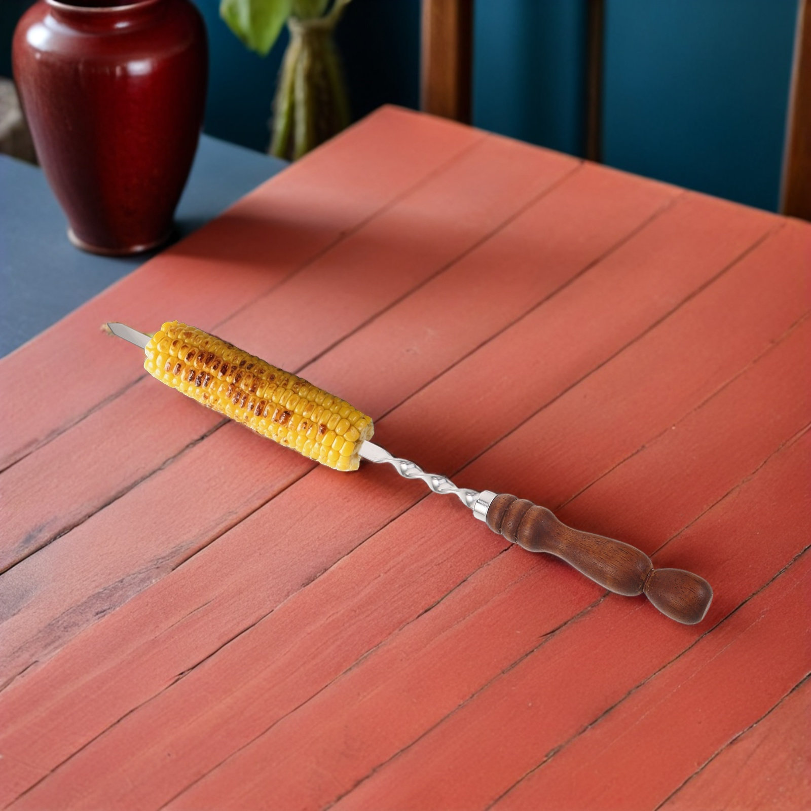 2 Stück Edelstahl-Spieß, flach – Camping Cooking Handle Bewertung und Preis