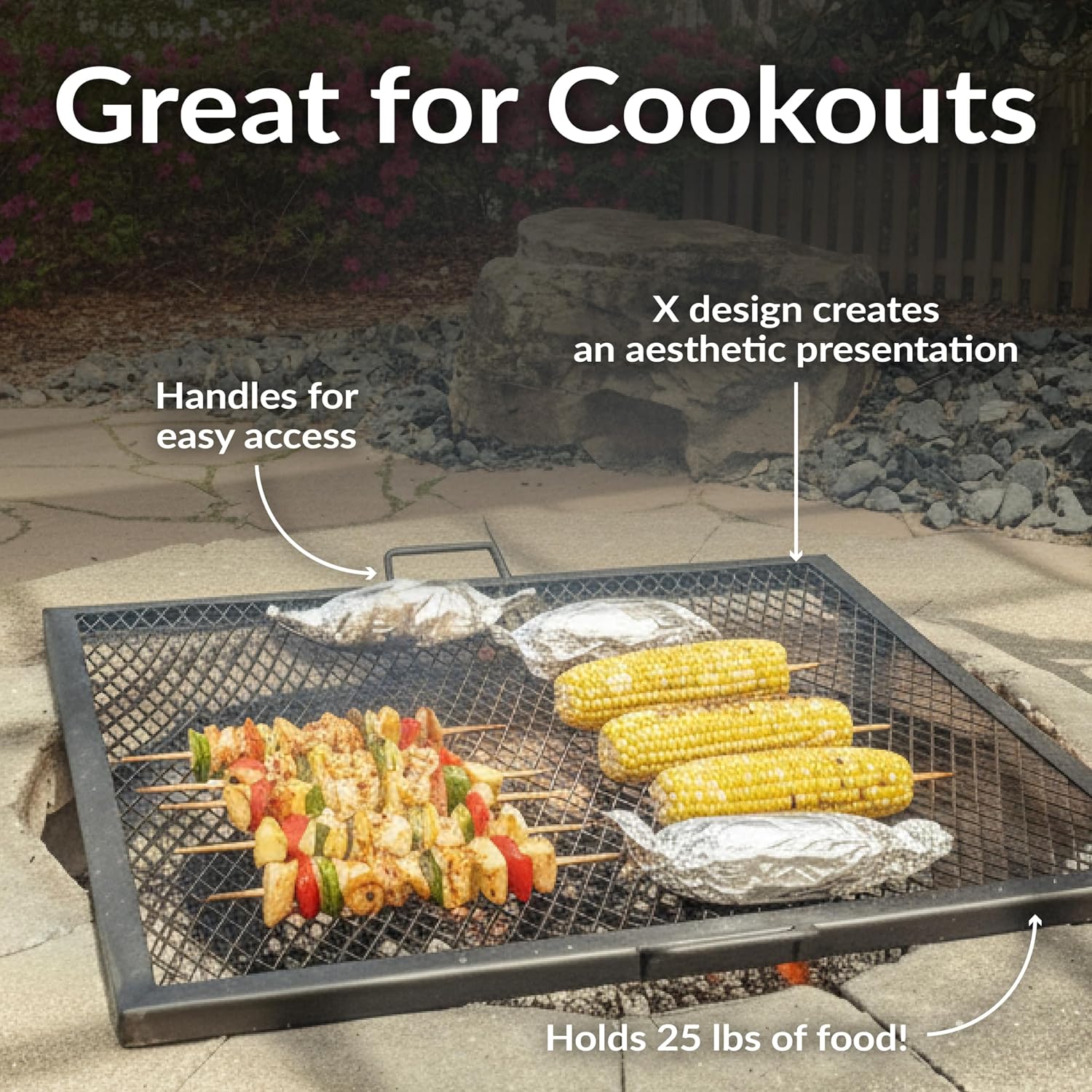 40 Zoll quadratischer, robuste – Camping Cooking Handle Bewertung und Preis