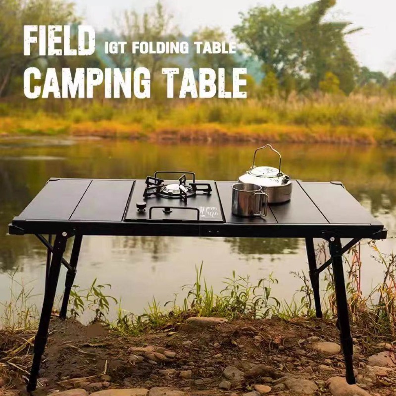 Klappbarer Campingtisch, tragb – Camping Cooking Table With Storage Bewertung und Preis