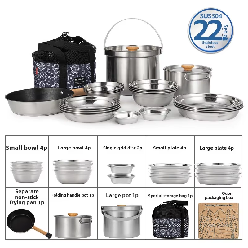NOBANA Neueste Outdoor Edelsta – Camping Cooking Kit Bewertung und Preis