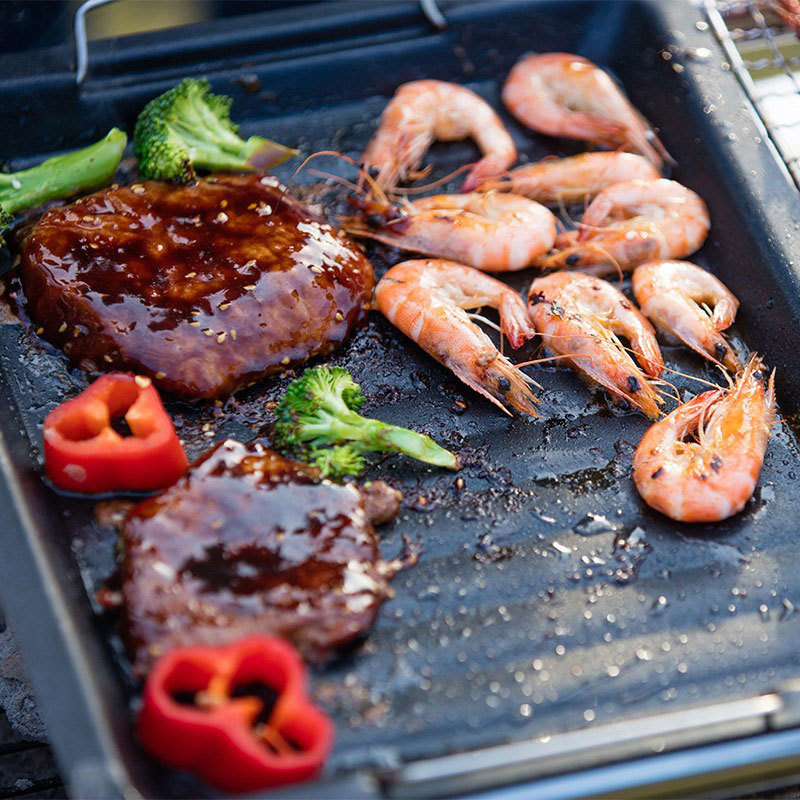 Dicke quadratische Grillpfanne – Camping Cooking Frying Pan Bewertung und Preis