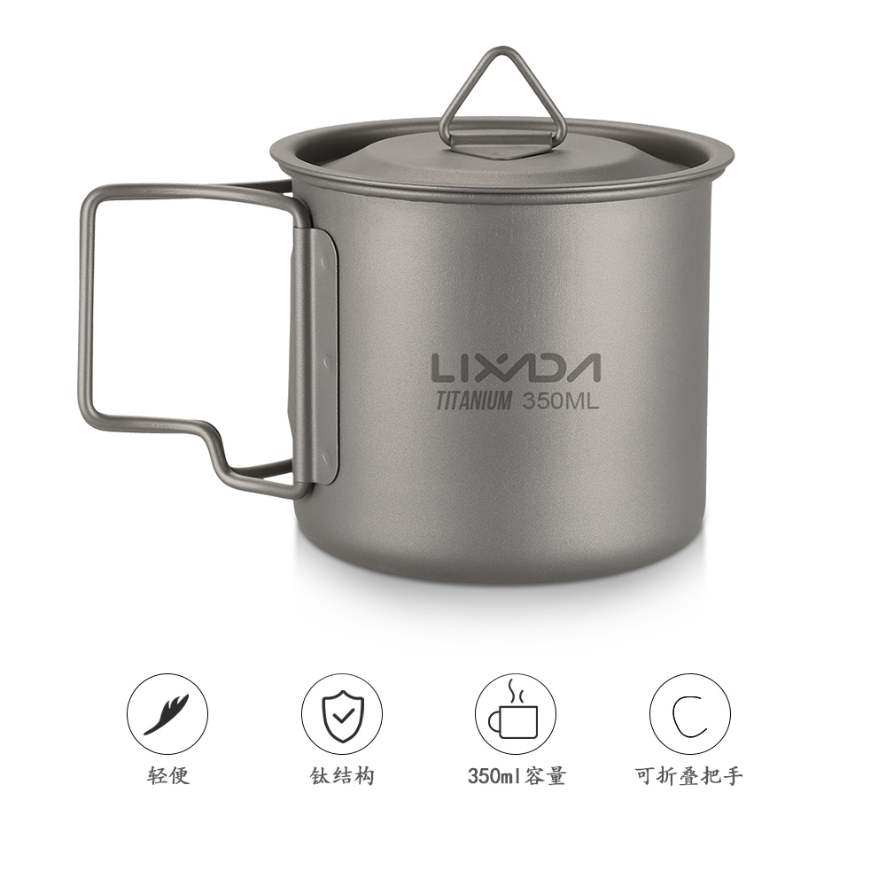 Lixada Ultraleichter Titanbech – Camping Cooking Mug Bewertung und Preis