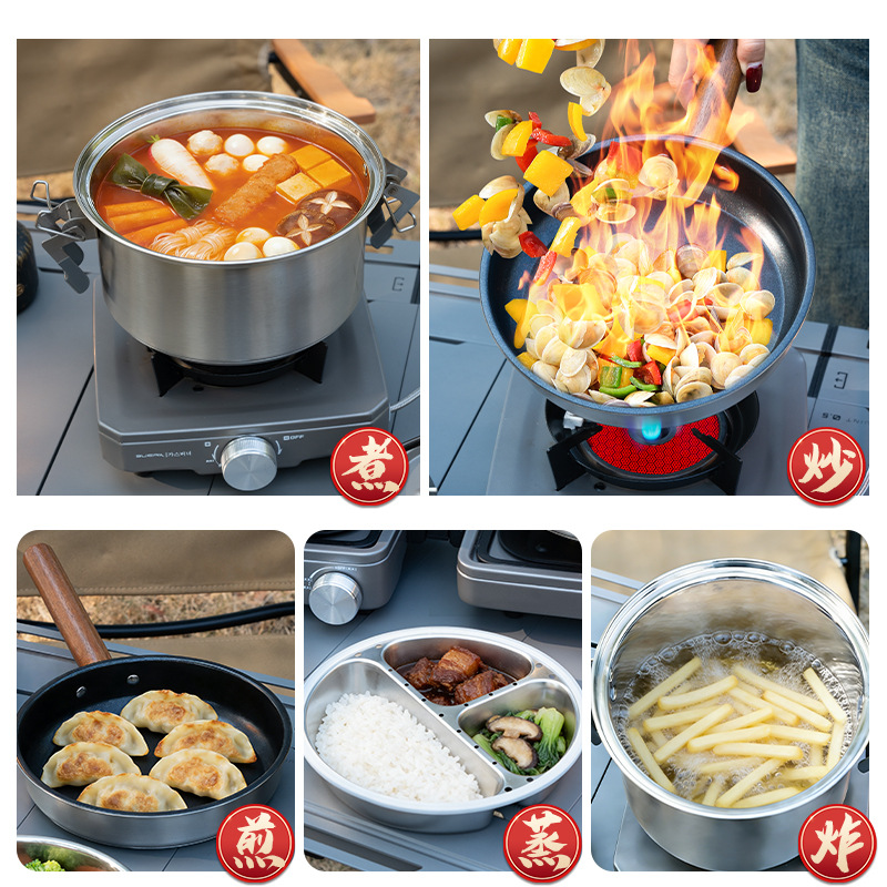 BUERK Outdoor-Camping-Dampfgar – Camping Cooking Frying Pan Bewertung und Preis