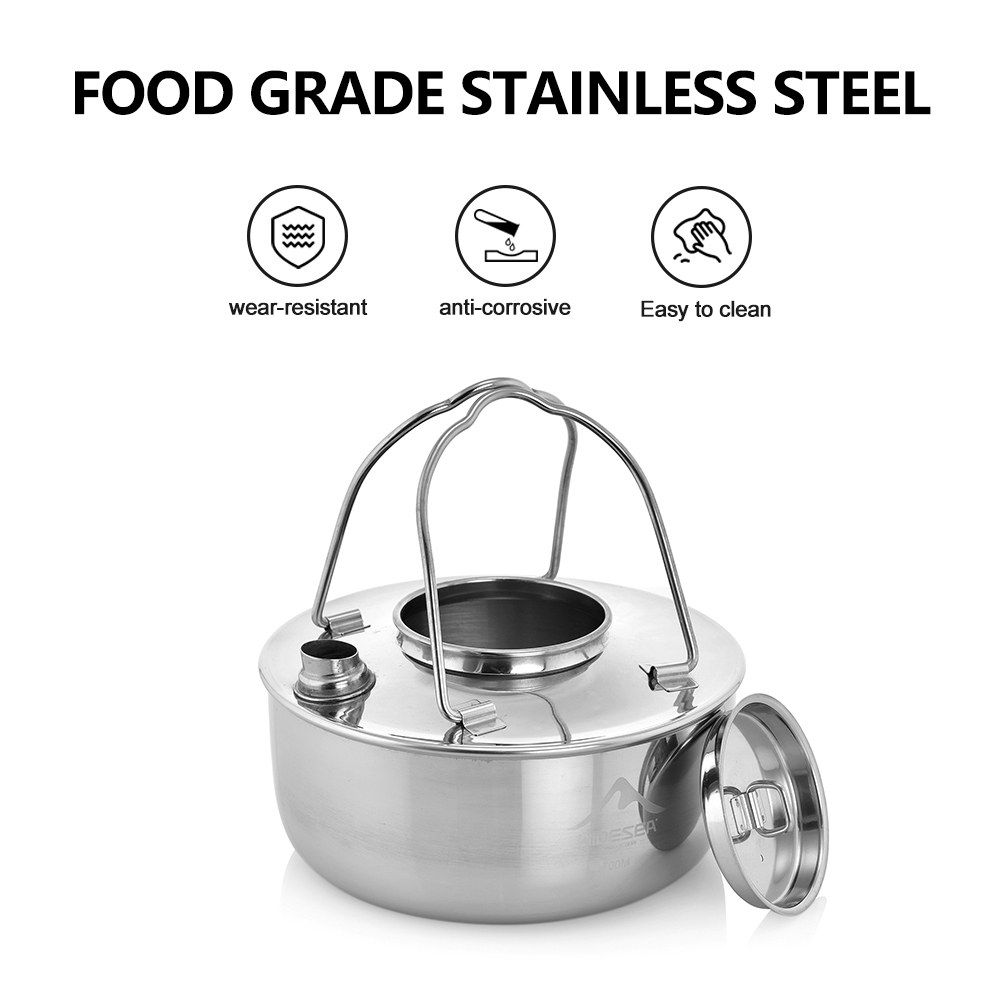 Wideea Camping Outdoor 2.0l ss – Camping Cooking Kit Bewertung und Preis