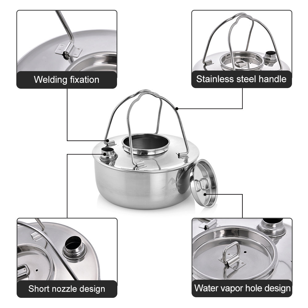 Wideea Camping Outdoor 2.0l ss – Camping Cooking Kit Bewertung und Preis