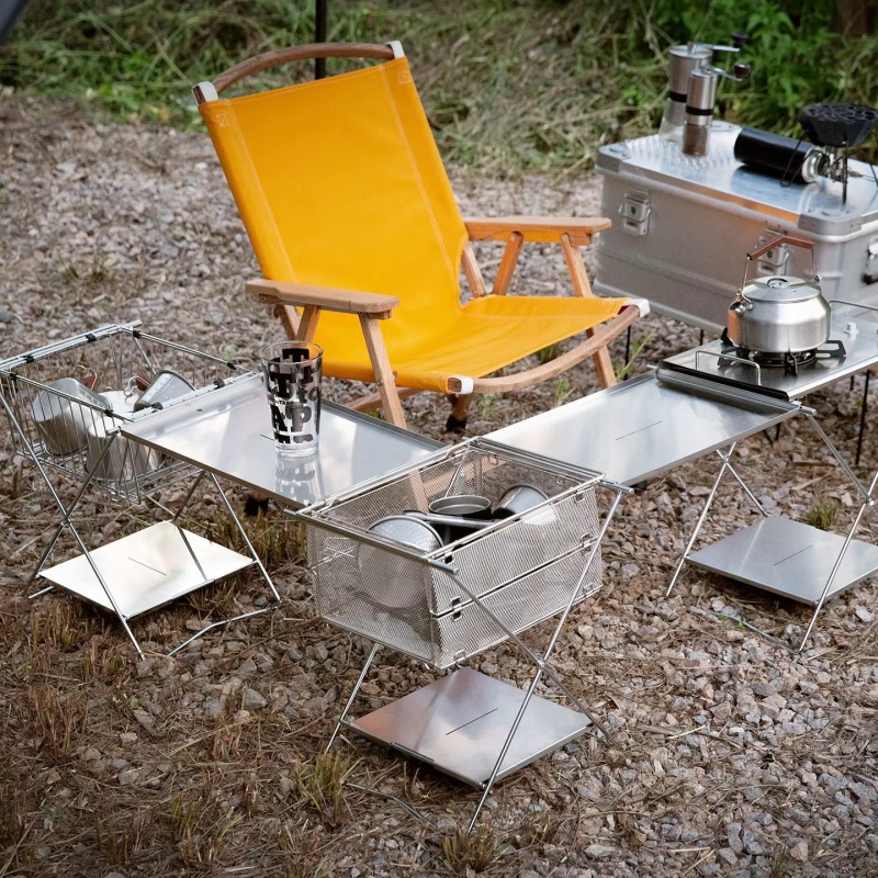 Outdoor Edelstahl Klapptisch P – Camping Cooking Table Bewertung und Preis