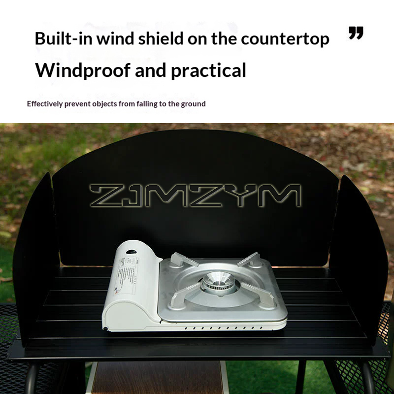 Outdoor Camping Klapptisch, Al – Camping Cooking Table With Storage Bewertung und Preis