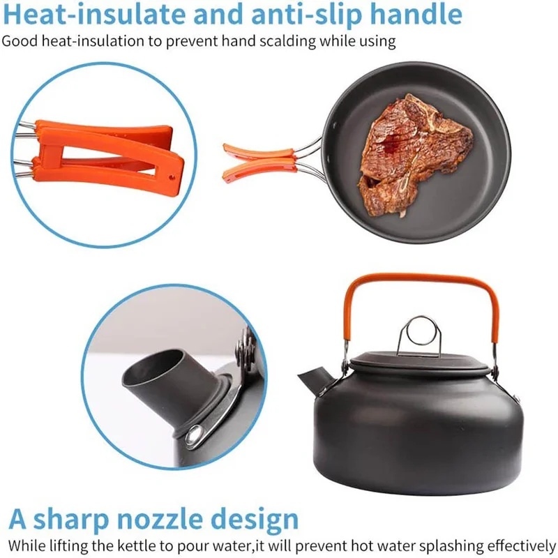 Camping-Kochset, Camping-Kochg – Camping Cooking Kit Bewertung und Preis