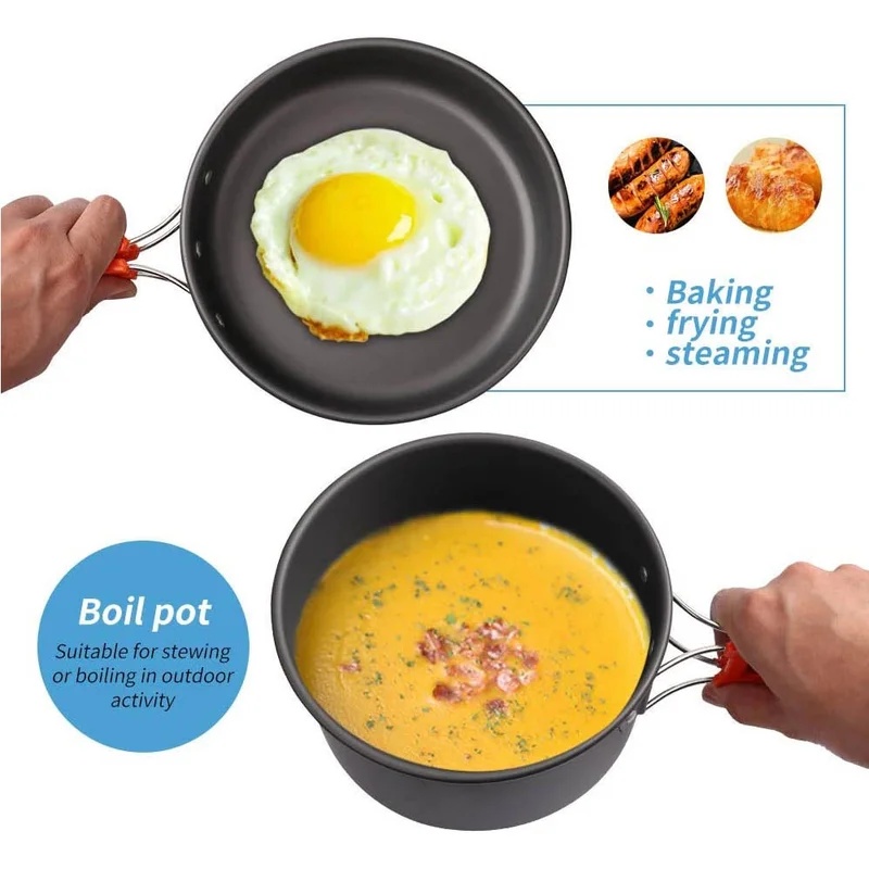 Camping-Kochset, Camping-Kochg – Camping Cooking Kit Bewertung und Preis