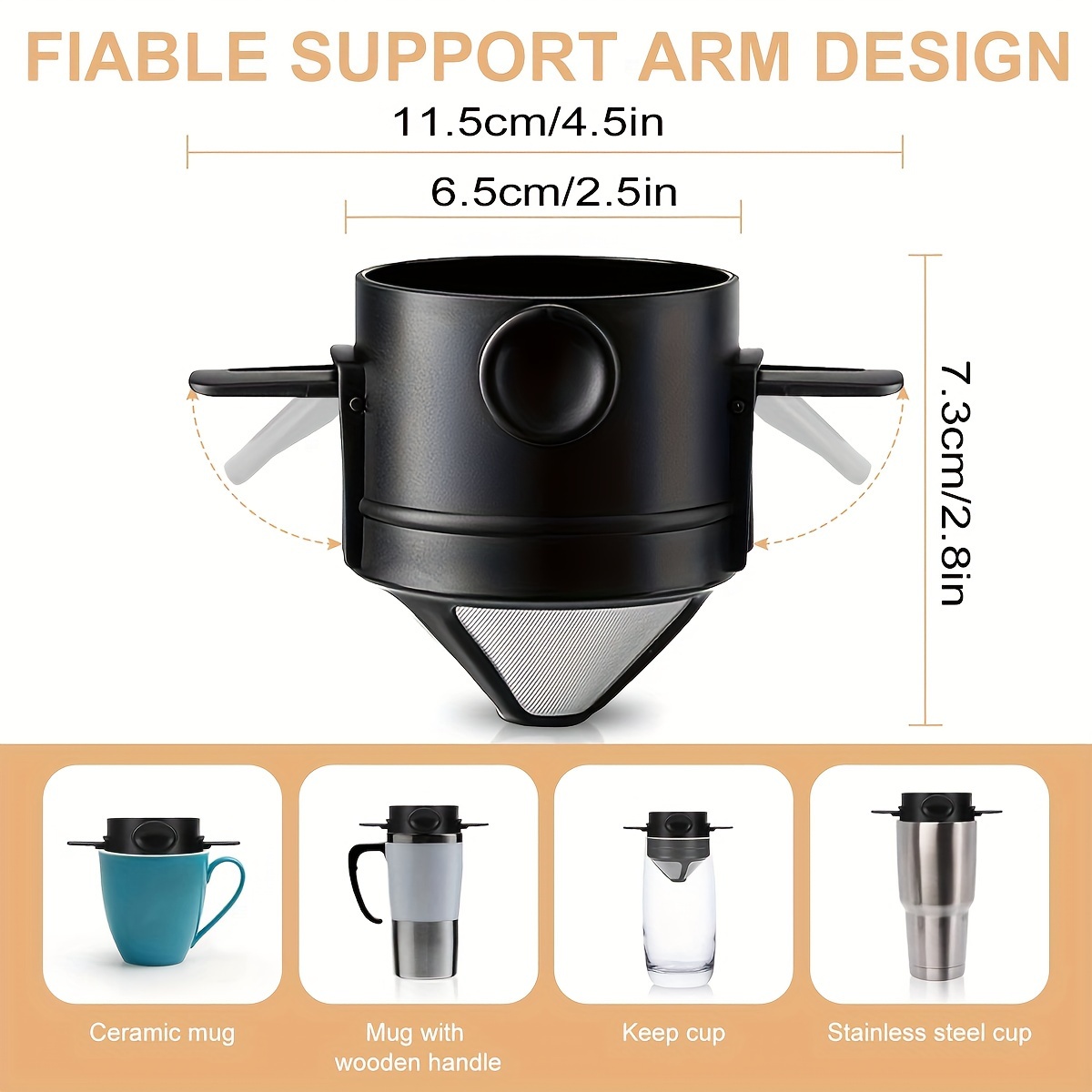 Kaffeefilterbecher, tragbar, w – Pocket Coffee Maker Bewertung und Preis